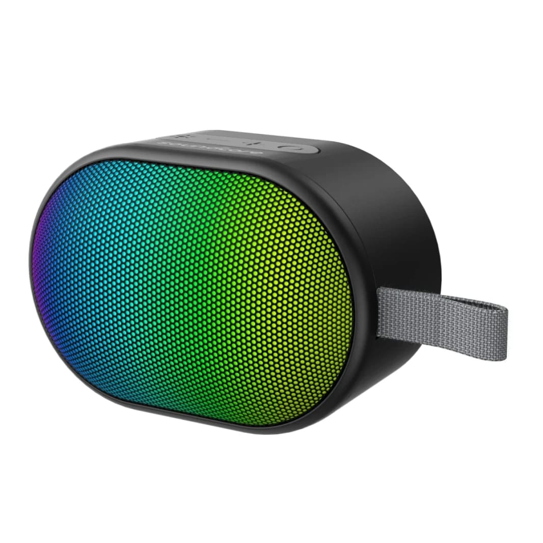 Anker soundcore Pyro Mini Portable and Compact 6W Bluetooth Speaker with Loud and Strong bass, 10 Hrs Playtime, 57mm Driver, Bluetooth 5.3 Connectivity- Black