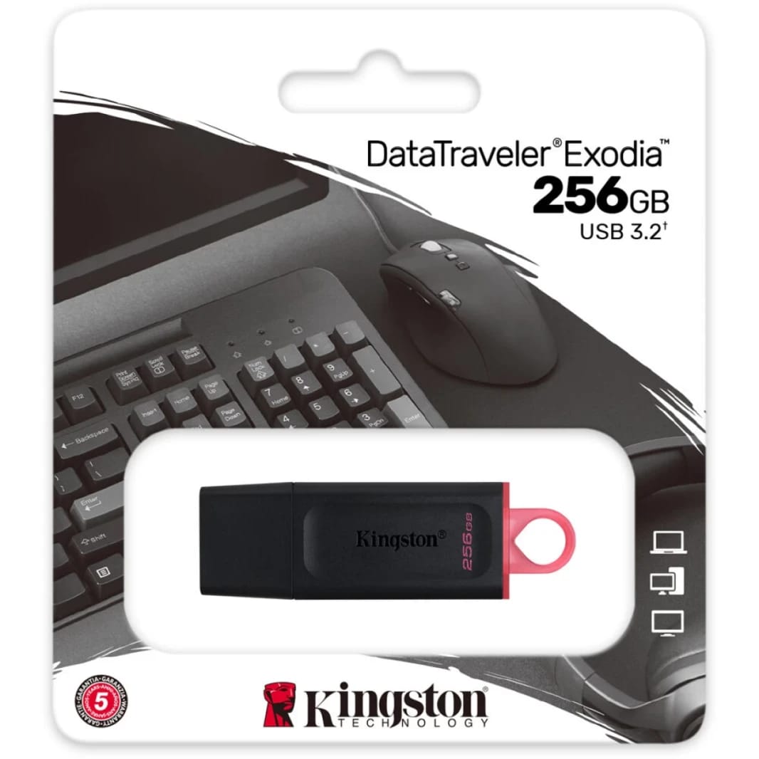 Kingston DataTraveler Exodia 256GB USB 3.2 Flash Drive