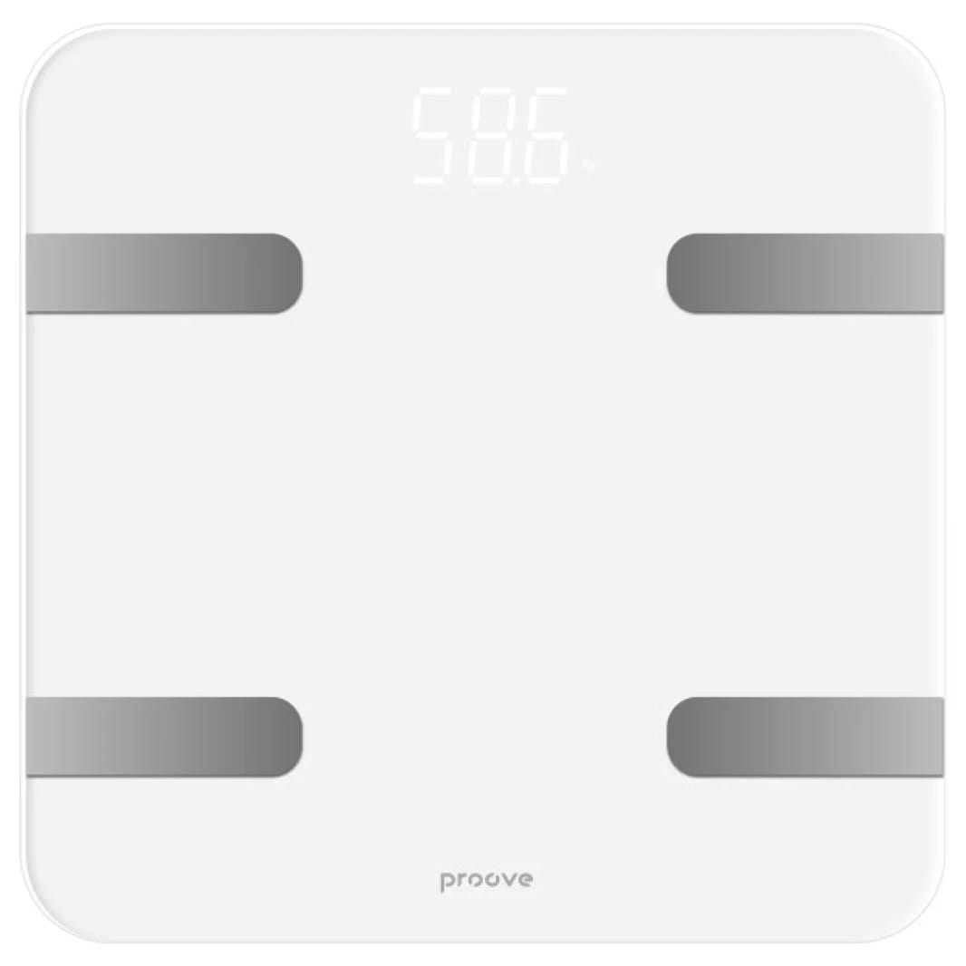 Proove Numbers Smart scale Bluetooth Connections - white
