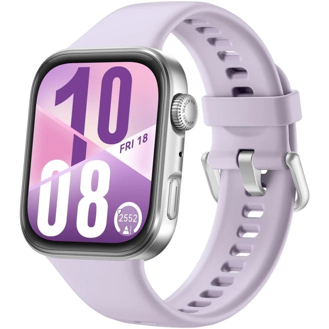 HUAWEI WATCH FIT 4 Smart Watch, 1.82" Display,100+Sports modes, Fitness Tracker, Emotional Wellbeing Assistant, up to 10 Day Battery Life, iOS & Android, Huawei Care+, Purple