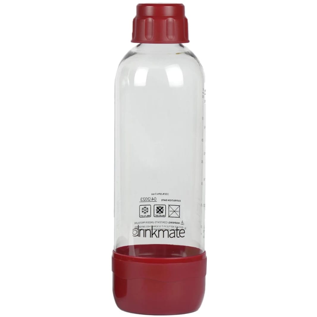 Drinkmate 1.0L Carbonating Bottles - Red, 1 Pack