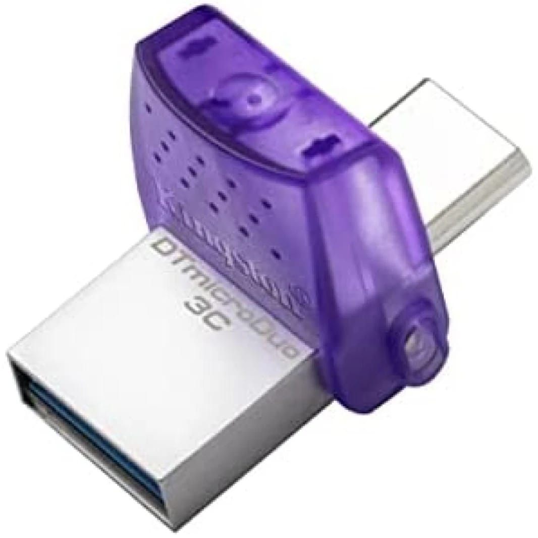 Kingston DataTraveler microDuo 3C 128GB USB-C & USB-A - OTG Type-c Flash Drive
