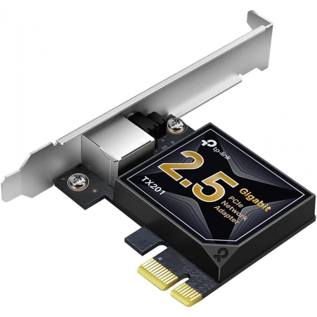 TP-Link 2.5GB PCIe Network Card (TX201) – PCIe to 2.5 Gigabit Ethernet Network Adapter