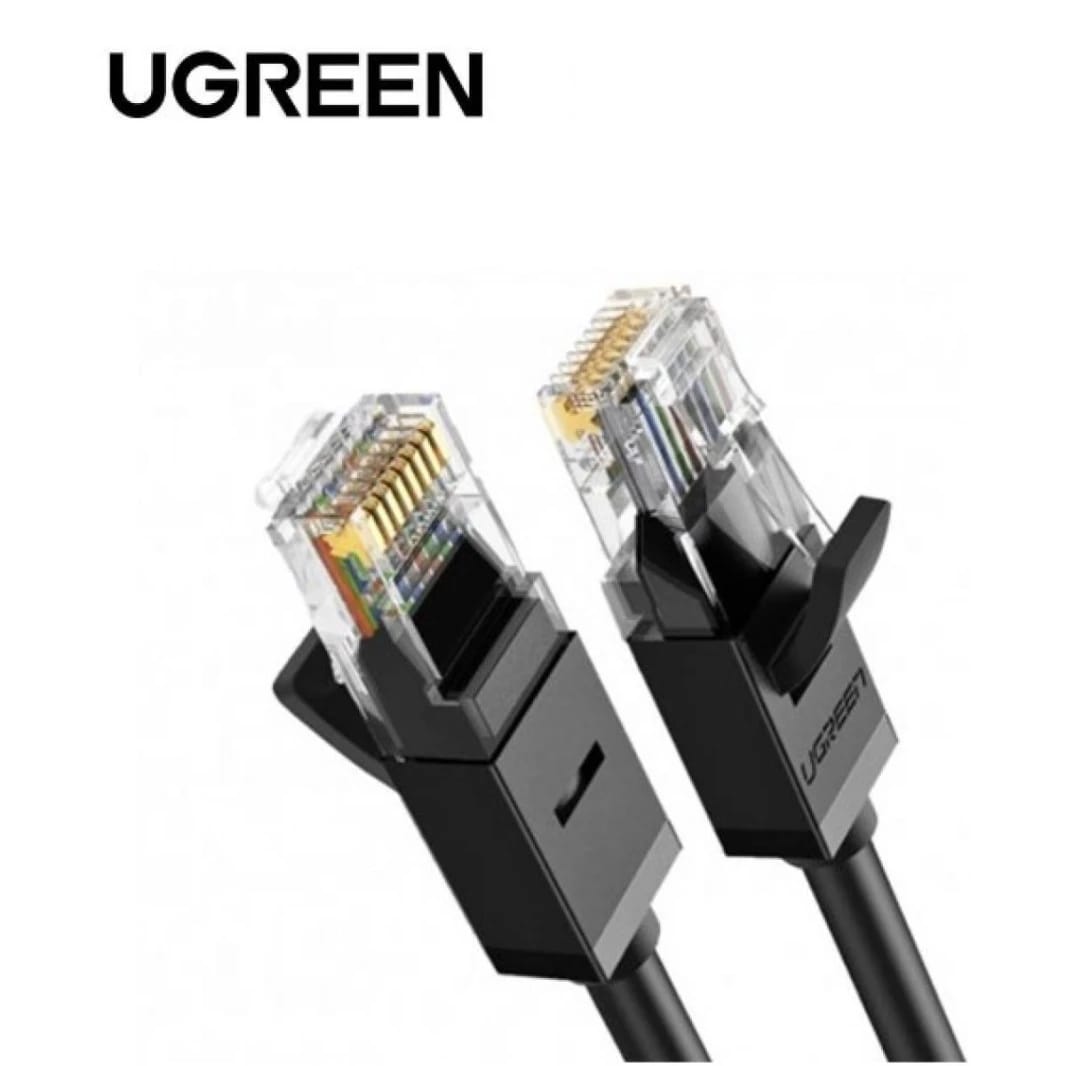 UGREEN 20160, Cat 6 U/UTP Lan Cable RJ45 Ethernet Patchcord, 1M (Black)