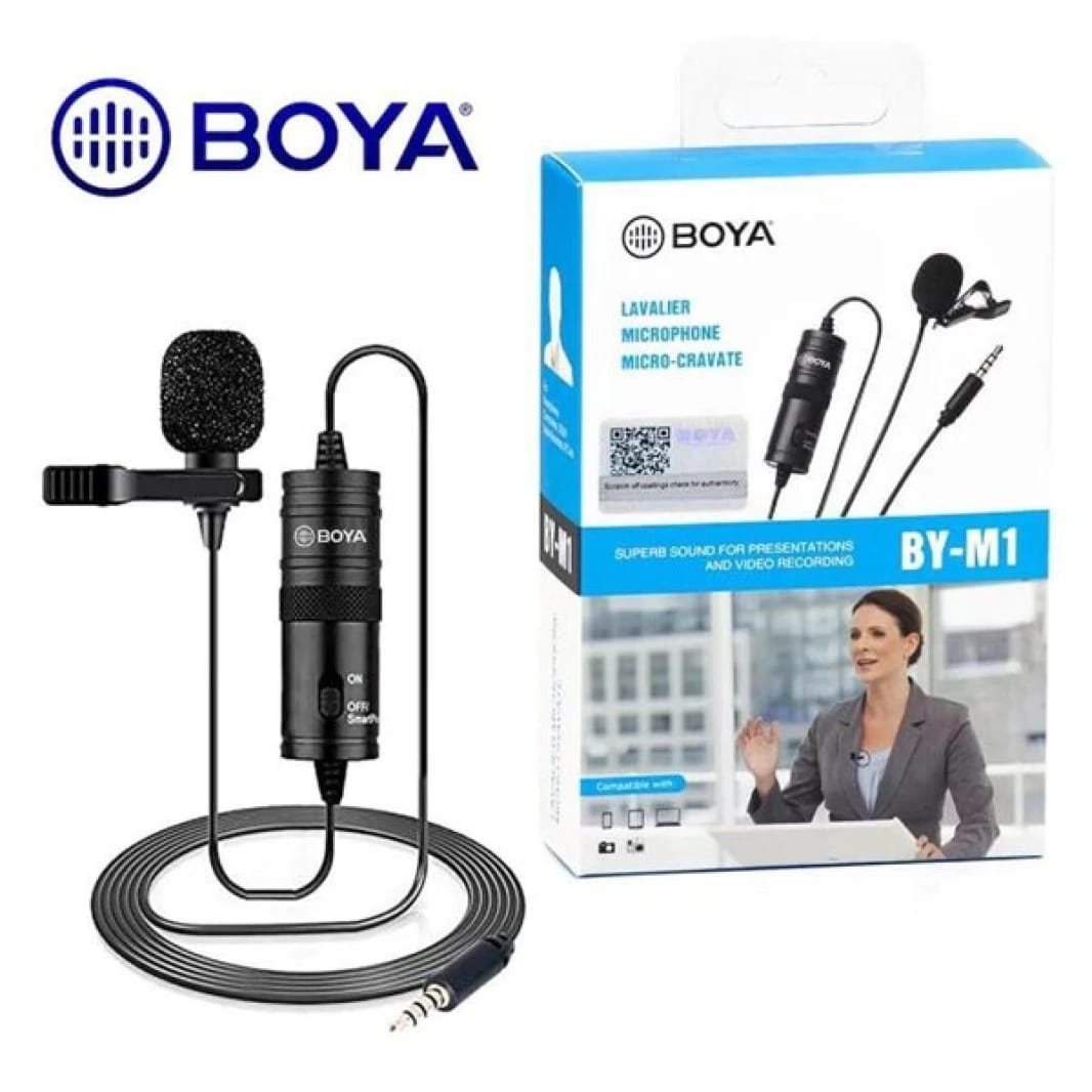 BOYA BY-M1 Lavalier Microphone Micro-Cravate