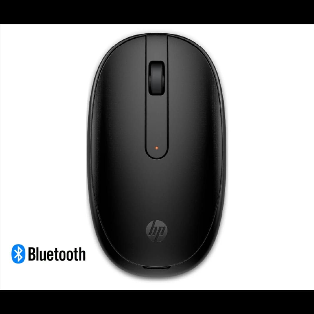 HP 240 Bluetooth® Mouse, Lock On with Bluetooth® 5.1 Wireless connectivity, Super Accurate Tracking at 1600 DPI, Sleek ambidextrous Design with Three Buttons and a Scroll Wheel