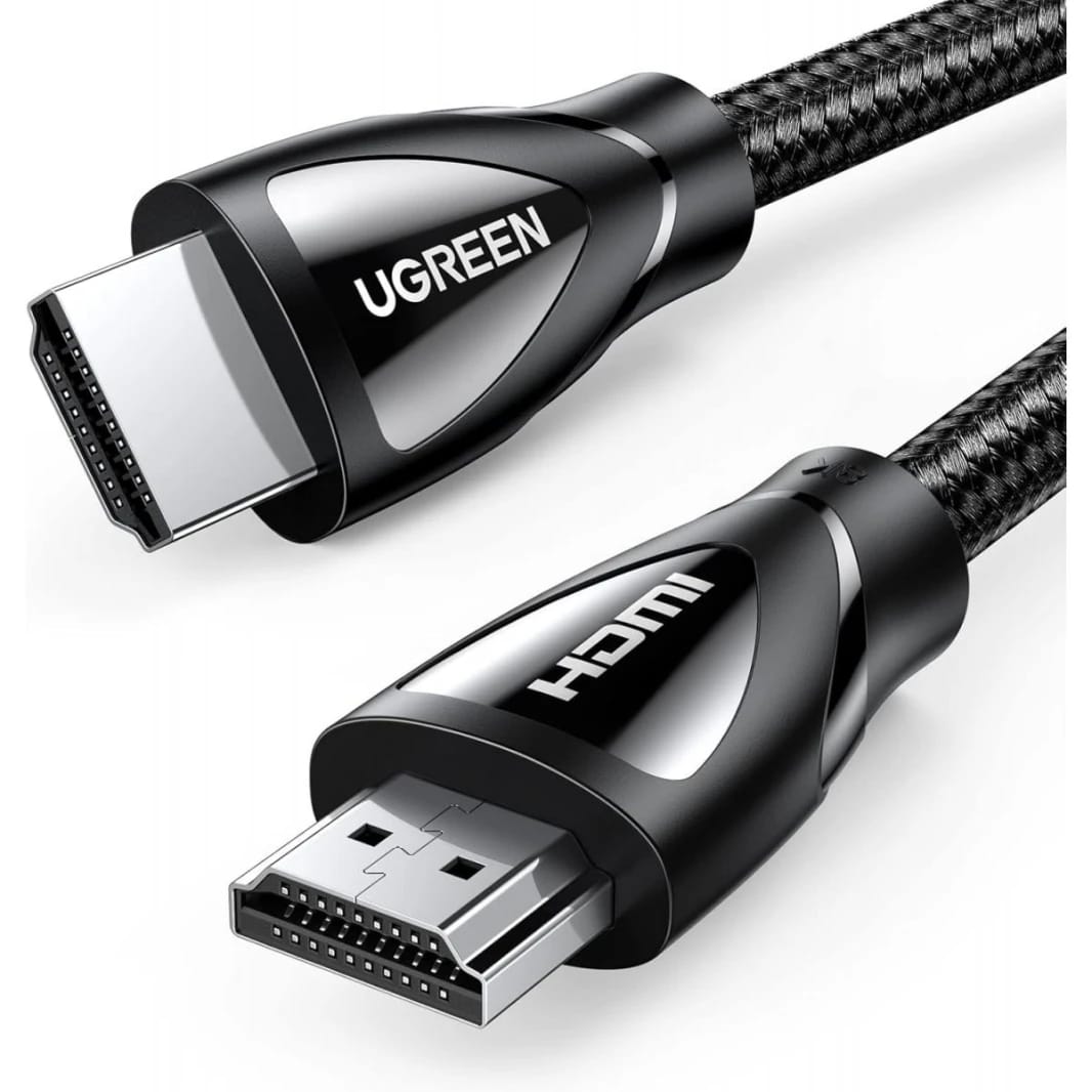 UGREEN 8K HDMI Cable 2.1 10FT, 48Gbps Ultra High Speed Braided HDMI Cord 10K 8K@60Hz 4K@240Hz, eARC HDR10 HDCP 2.2&2.3, HDMI Cable (3m)