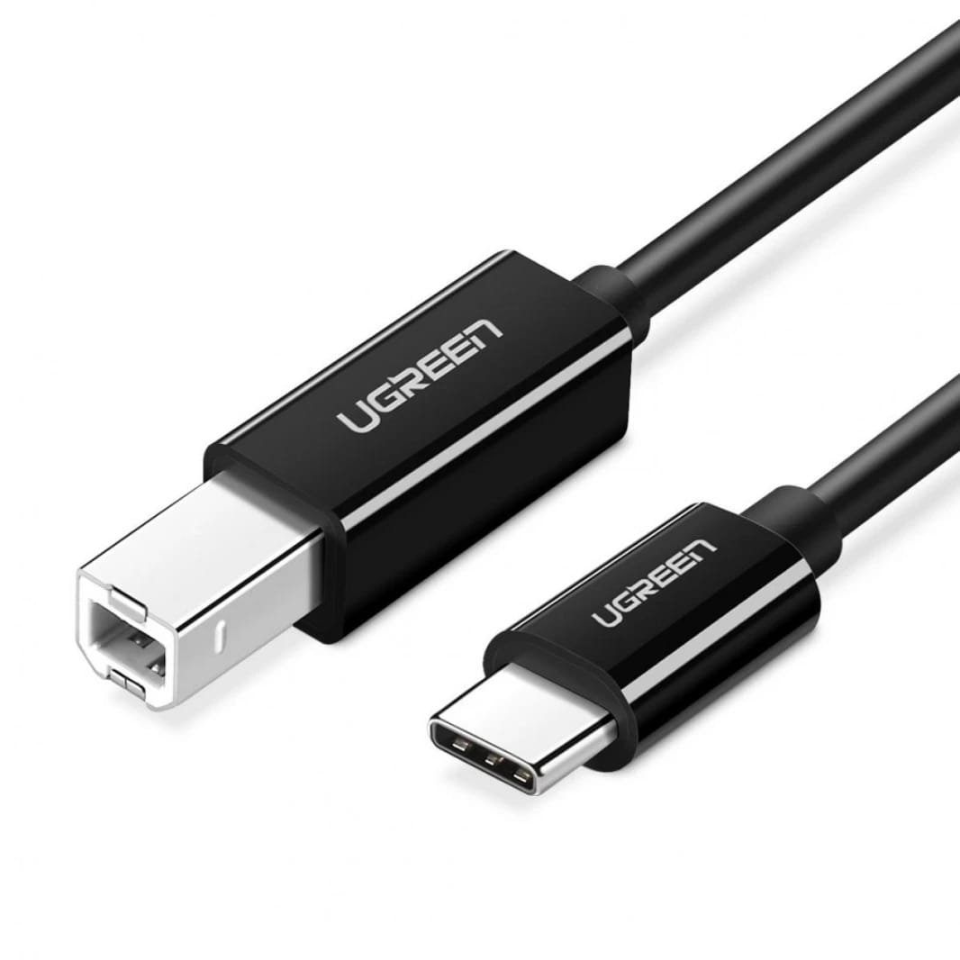 UGREEN USB C to USB B Cable Braided High Speed USB Type B Cable Compatible with MacBook, ASUS, HP, Acer to all USB B Devices - 2m