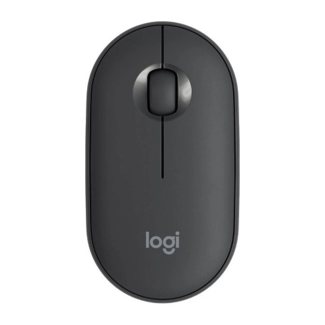 Logitech Modern Slim and Silent Wireless and Bluetooth Mouse M350s - Graphite
