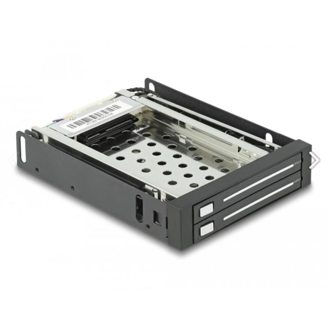 SATA II HDD Rom 3.5″ Mobile Rack for 2 x 2.5″  SATA HDD / SSD Internal Enclosure