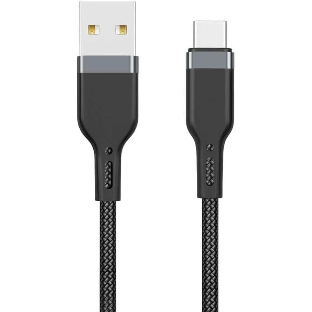 WIWU PT02 Platinum Fast Charging and Transmission Data Cable USB to USB-C 1.2M - Black