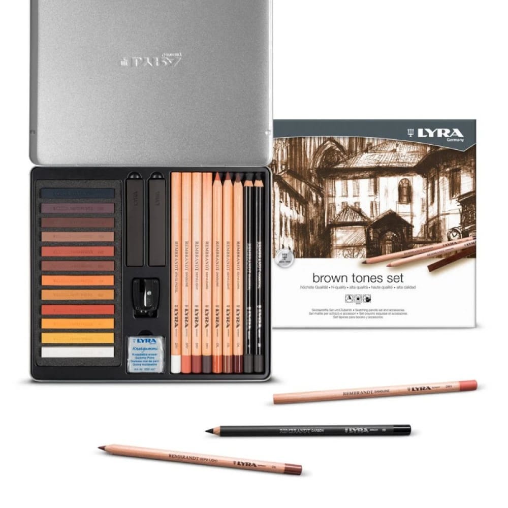 Rembrandt Brown Tones Kit 25 PCS | ليرا