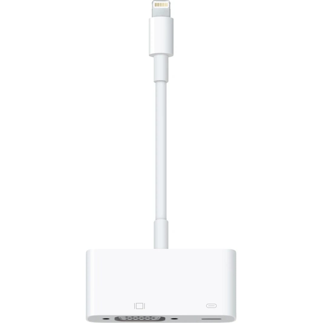 Apple Lightning to VGA Adapter, White