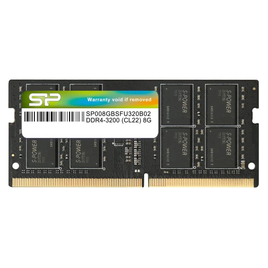 وحدة ذاكرة للابتوب سيليكون باور 8 جيجابايت DDR4 SODIMM-3200 ميجاهرتز