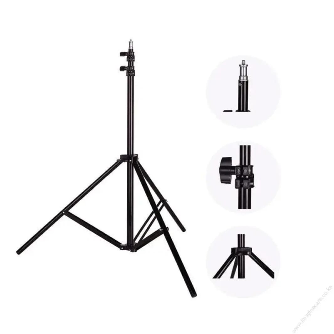 Adjustable 2.1M Tripod Stand Mobile Phone & Camera Holder