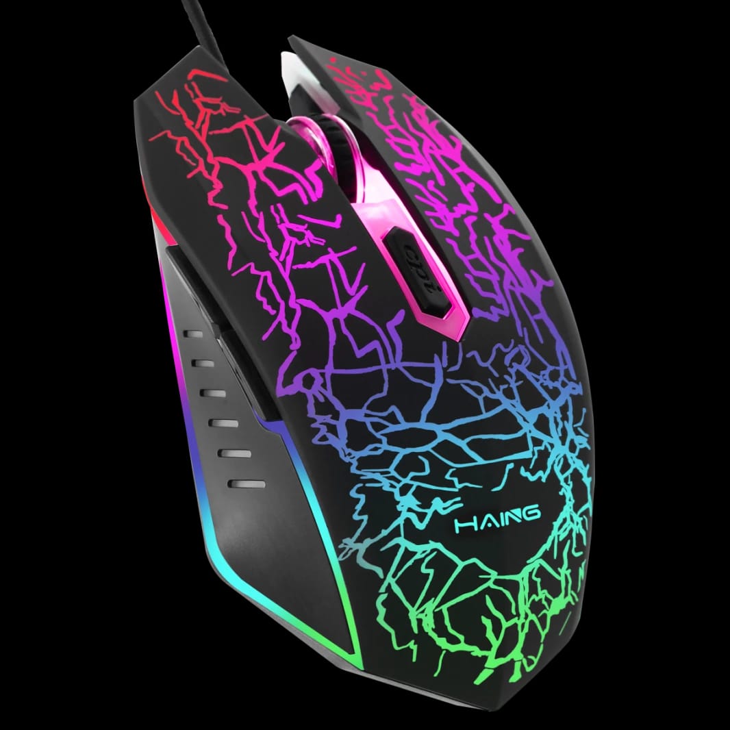 HAING GM200 RGB Wired Dazzling Gaming Mouse
