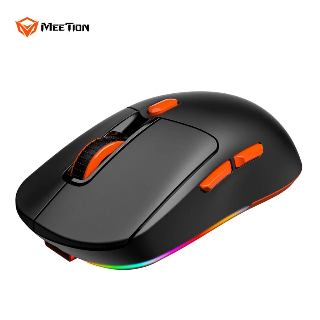 Meetion GW38 Wireless E-Sport Gaming Mouse with Magnetic Charging Dock -Black