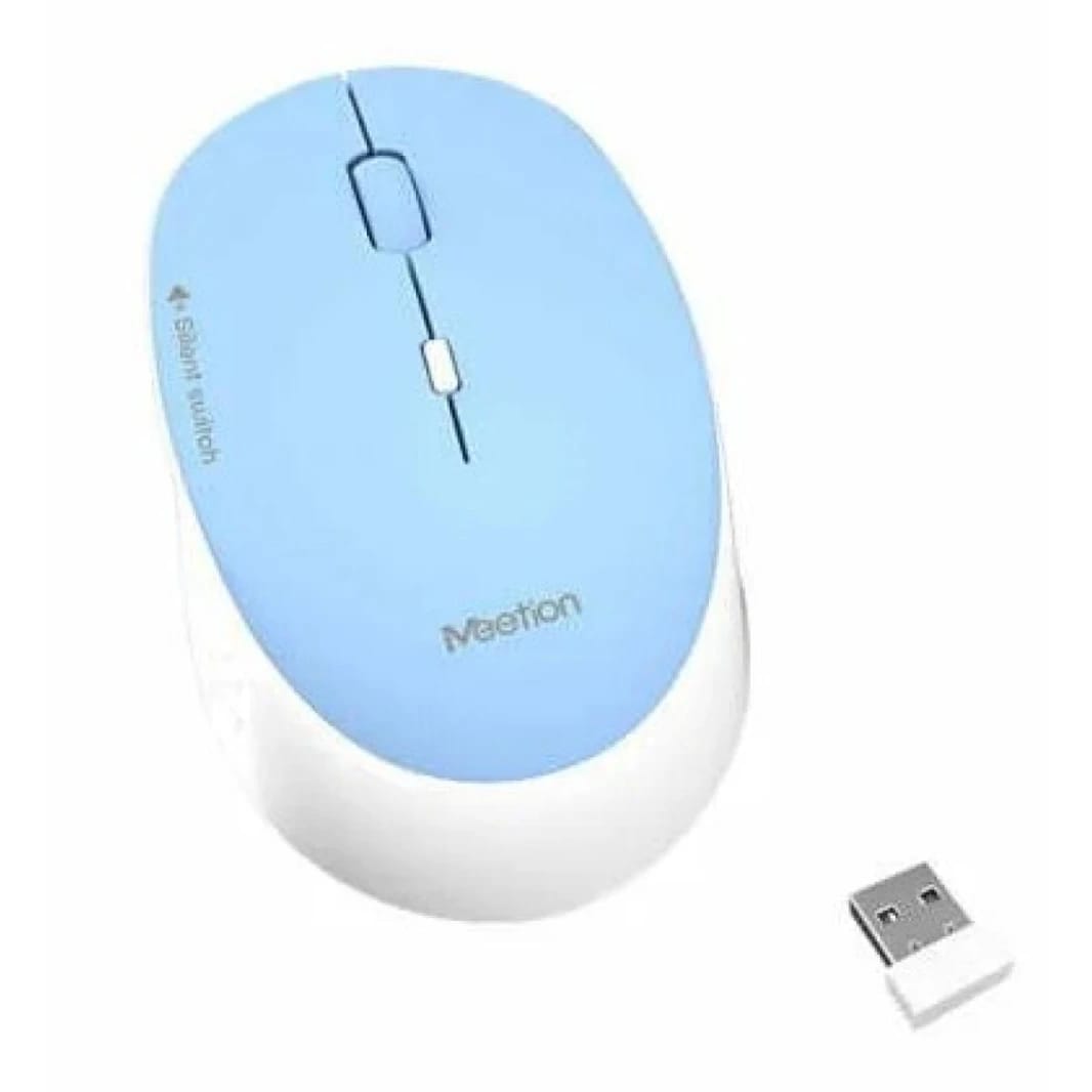 MeeTion R571 5 Colors Silent 2.4ghz Wireless Mouse -Blue