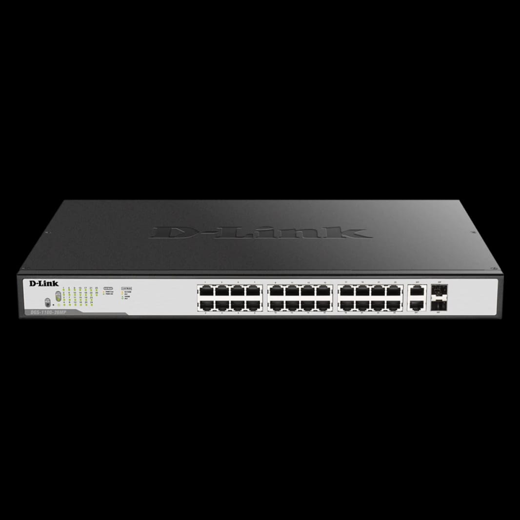 D-Link DGS-1100-26MP Gigabit Smart Managed PoE Switch