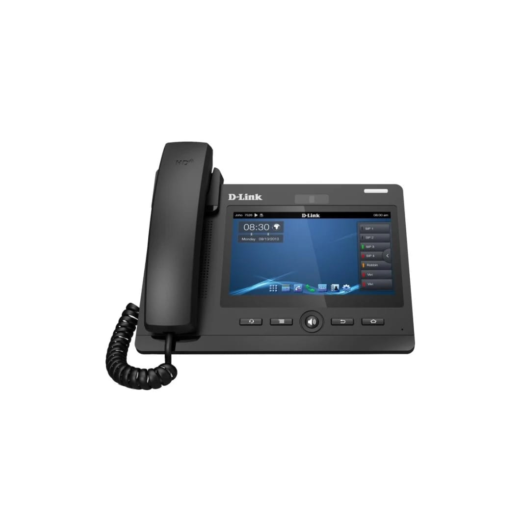 D-Link DPH-860S Video SIP Business PoE IP Phone with 7” Multi Touch Screen