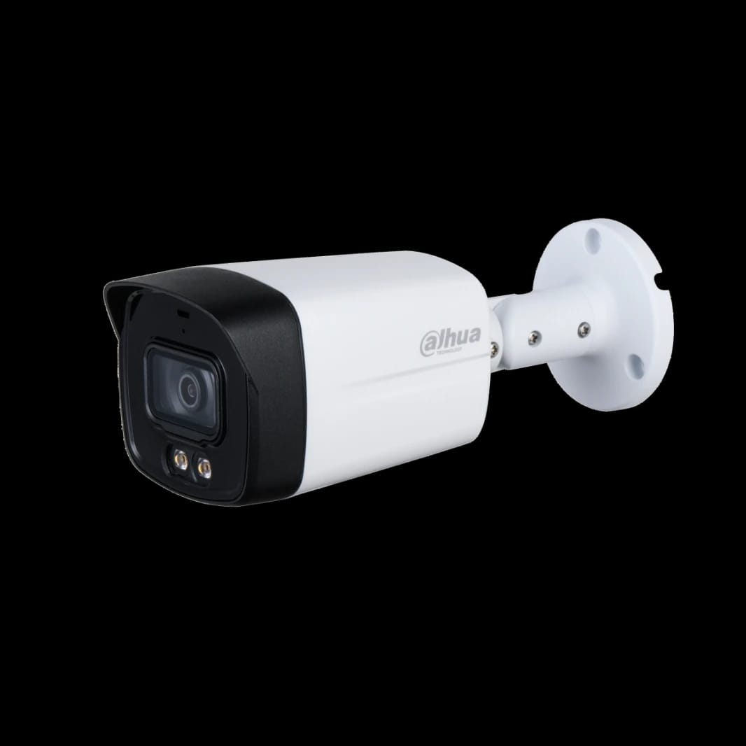 كاميرا داهوا DH-HAC-HFW1509TLM-LED الملونة بالكامل 5 ميجابكسل بتقنية Starlight HDCVI من نوع Bullet (عدسة 3.6 مم)
