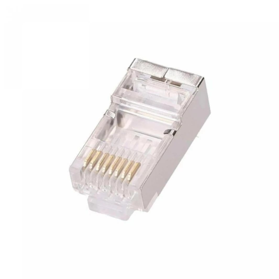 موصلات RJ45 UTP CAT6 - 100 قطعة