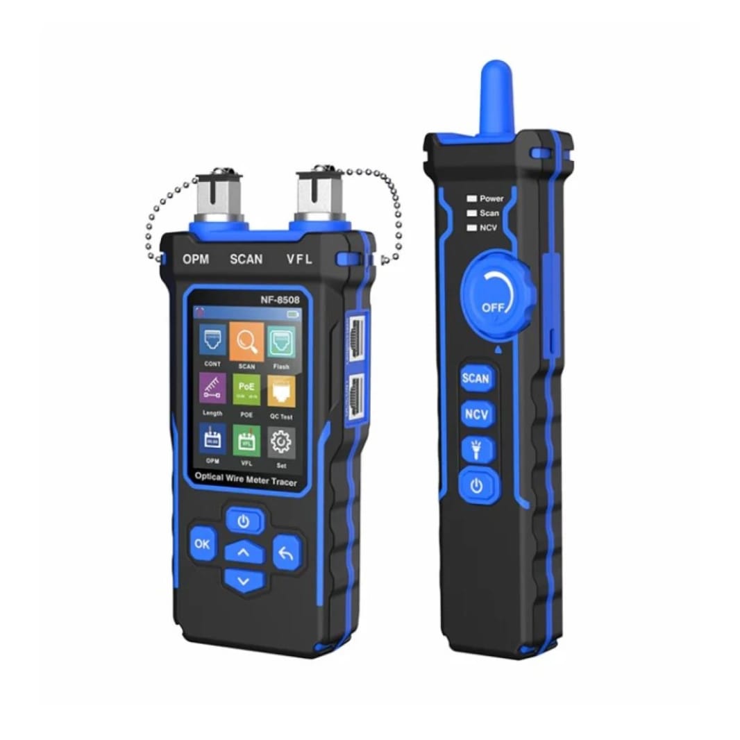 NOYAFA NF-8508 Multi-function Cable Tester For RJ11/45, PoE, Fiber Optic,
