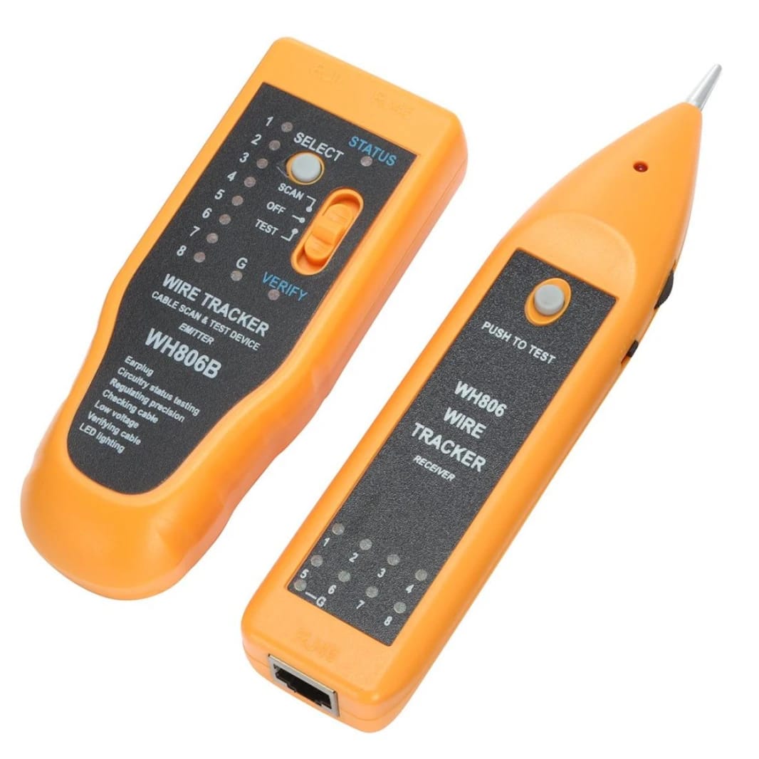 WH806B Telephone RJ45 RJ11 Cable Tracker Kit Ethernet LAN Cable Tester