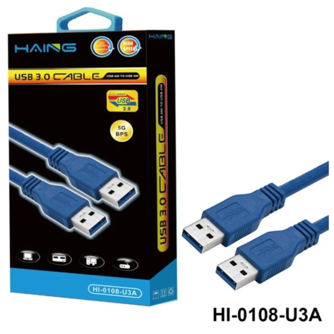 HAING HI-0108-U3A-1M USB 3.0 AM TO USB AM Cable 1M