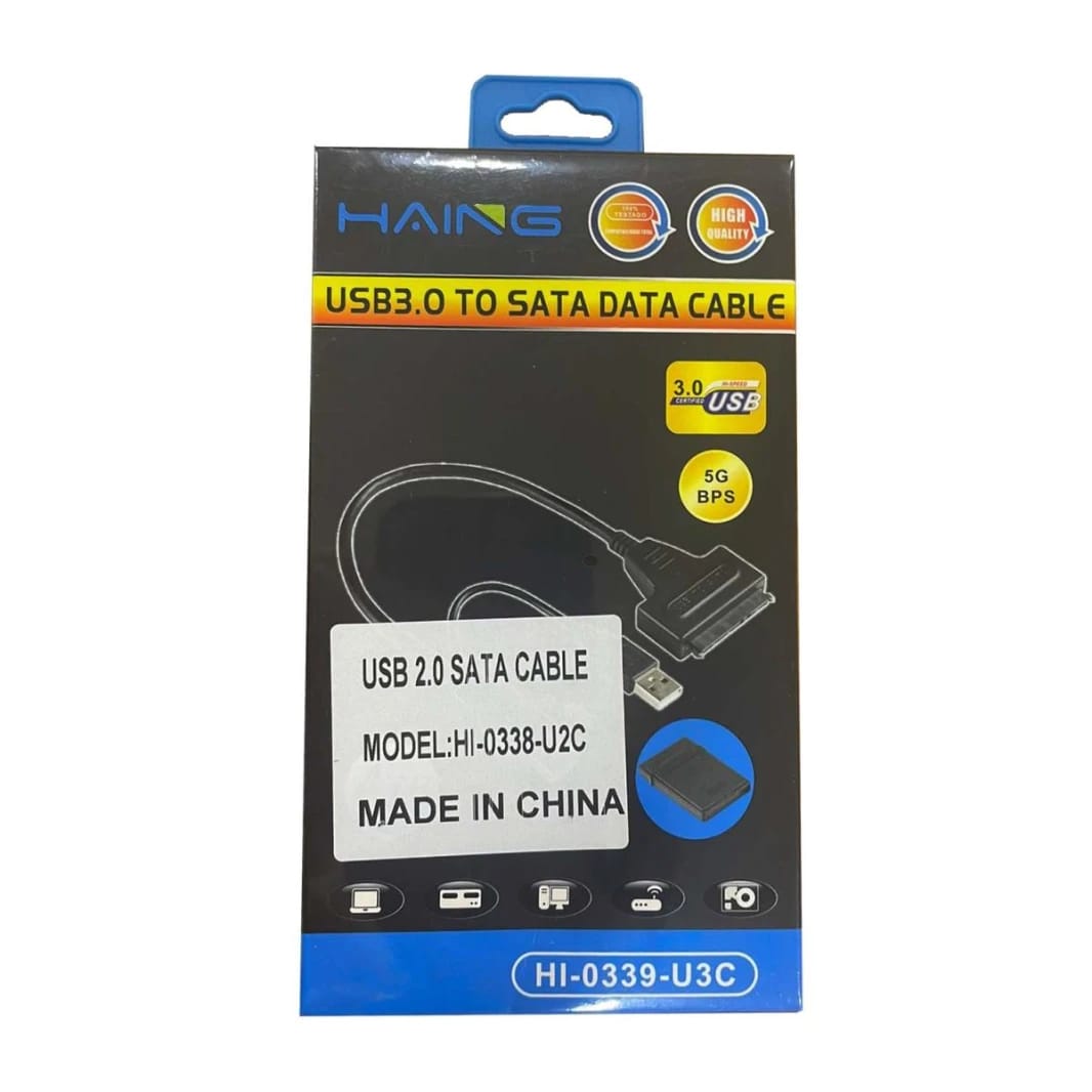 HAING HI-0338-U2C USB 3.0 to Sata Data Cable