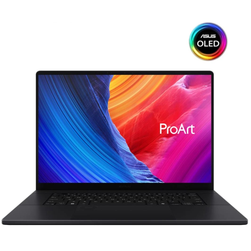 ASUS ProArt P16 16" 4K (3840 x 2400) OLED Touch 60Hz, AMD Ryzen AI 300 Series Ryzen™ AI 9 HX 370, Nvidia RTX 4070 8GB GDDR6, 64GB LPDDR5X, 2TB M.2 PCIe NVMe Gen4, Windows 11 Home - Black Gaming Laptop w/ Bag