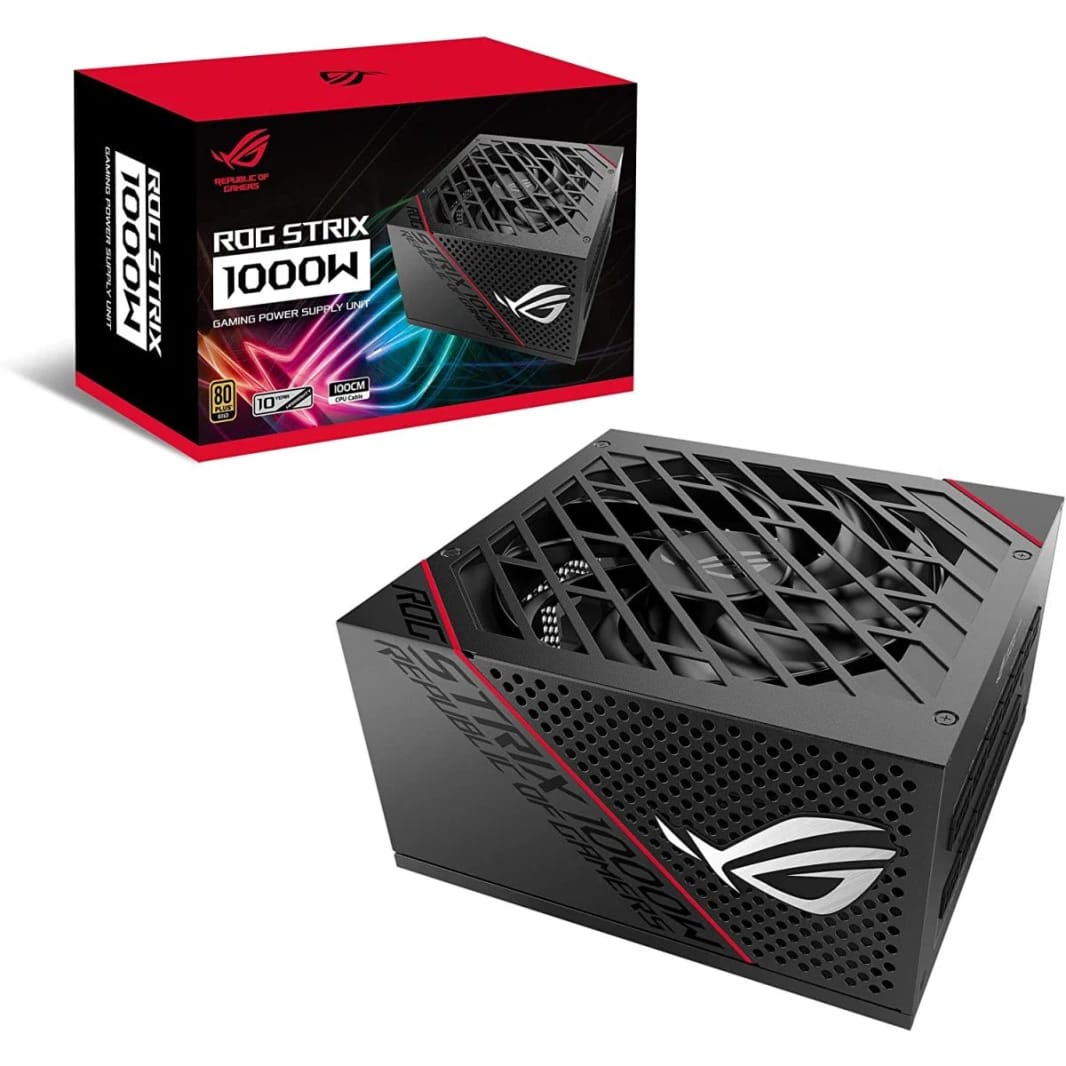 مزود طاقة ASUS ROG Strix 1000 واط 80 بلس ذهبي بكابلات معيارية بالكامل