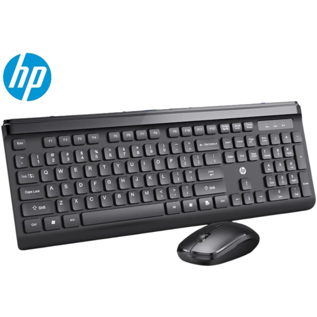 HP CS500 Kit Office Combo 2in1 Wireless (2.4GHz), Silent Slim Design Full-Size Keyboard & Up To 1600DPI Mouse - For Windows (عربي)
