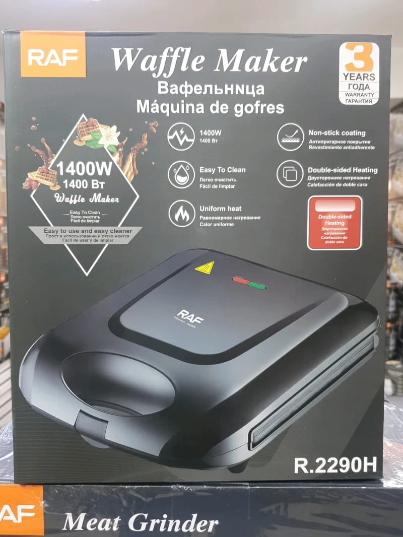 RAF High-Performance Waffle Maker with Sleek Design, Perfect for Creating Breakfast Favorites for You and Your Family Every Day.
