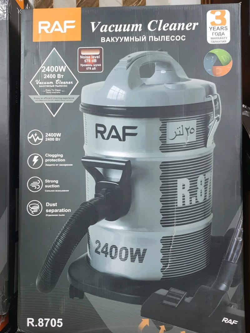 مكنسة كهربائية RAF قوية بتنظيف عميق وتصميم مميز للأسر التي تبحث عن الراحة والكفاءة في الأعمال المنزلية.
