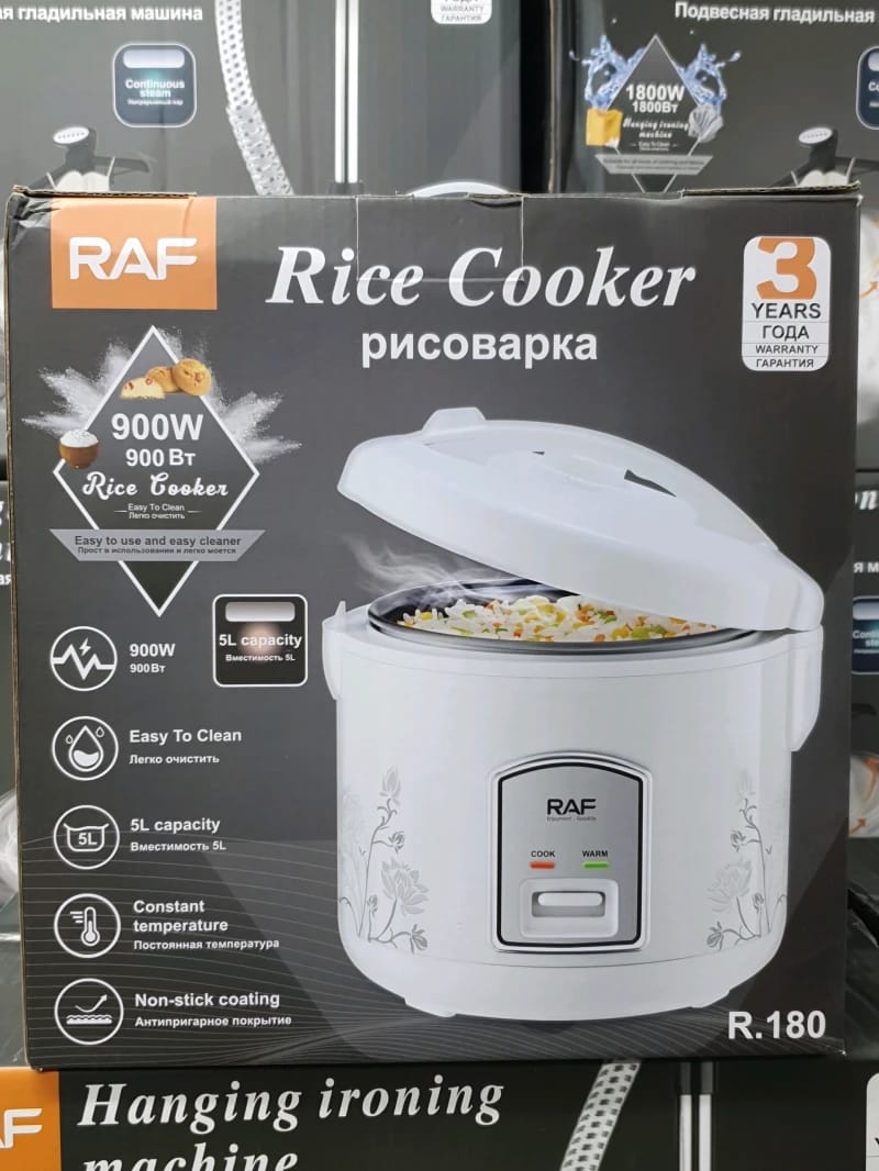 RAF Electric Rice Cooker with Large Capacity and Floral Design for Modern Family Kitchens Featuring Advanced Cooking Technologies