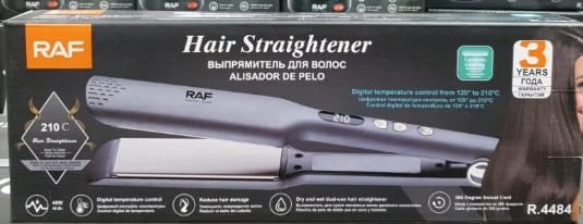 Advanced digital flat iron with 10 temperature settings (120°C–210°C), ceramic-coated plates, and LED display. Designed for quick, safe, and smooth hair styling.