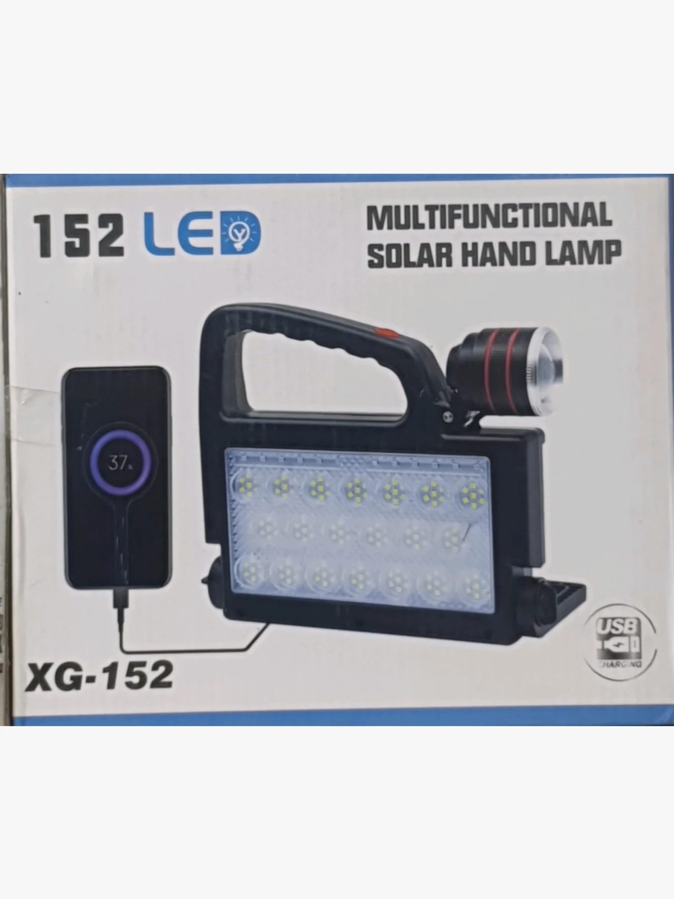 مصباح يدوي شمسي متعدد الوظائف LED 152 من XG-152 بالمميزات الحديثة لتوفير الإضاءة الفعالة والمثالية لأي شخص يبحث عن منتج موثوق وقوي وللاستخدام في الهواء الطلق والطوارئ