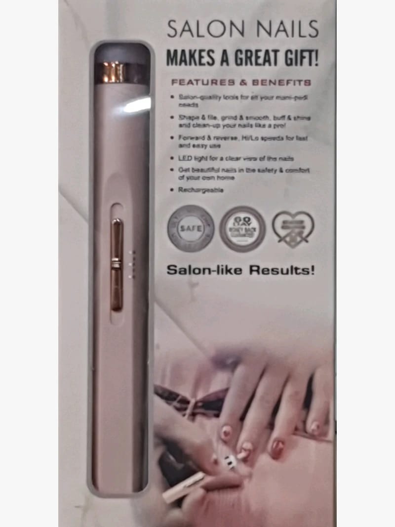Professional Salon Nails Nail Care Device for Salon Quality Nail Shaping and Beautification at Home for Women