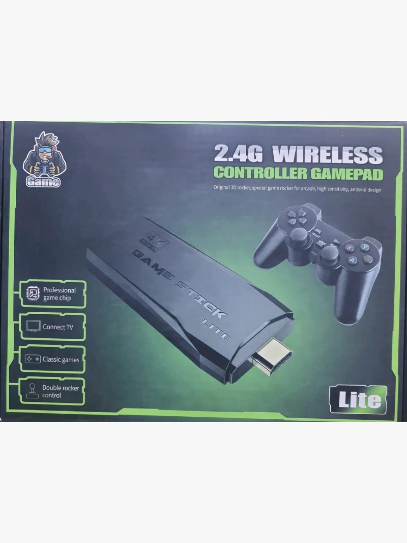2.4G Wireless Game Controller Game Stick Lite with Modern Design and Unique Features for Gaming Enthusiasts Looking for Exciting Gameplay