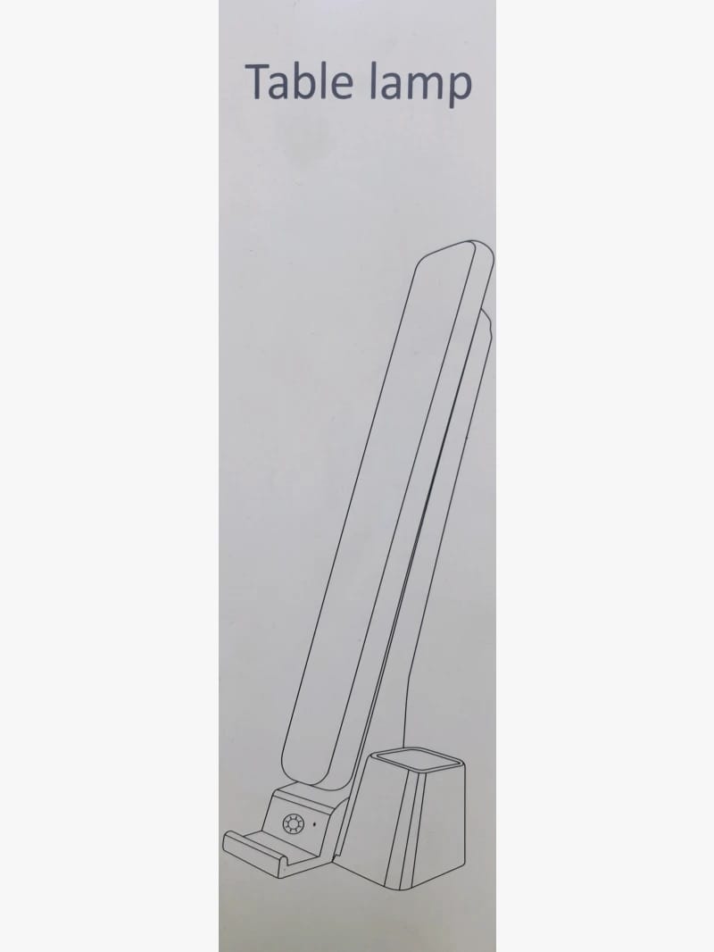 مصباح طاولة LED أنيق وحديث متعدد الاستخدامات مع تصميم عصري يناسب المكاتب والمنازل لجميع الأعمار