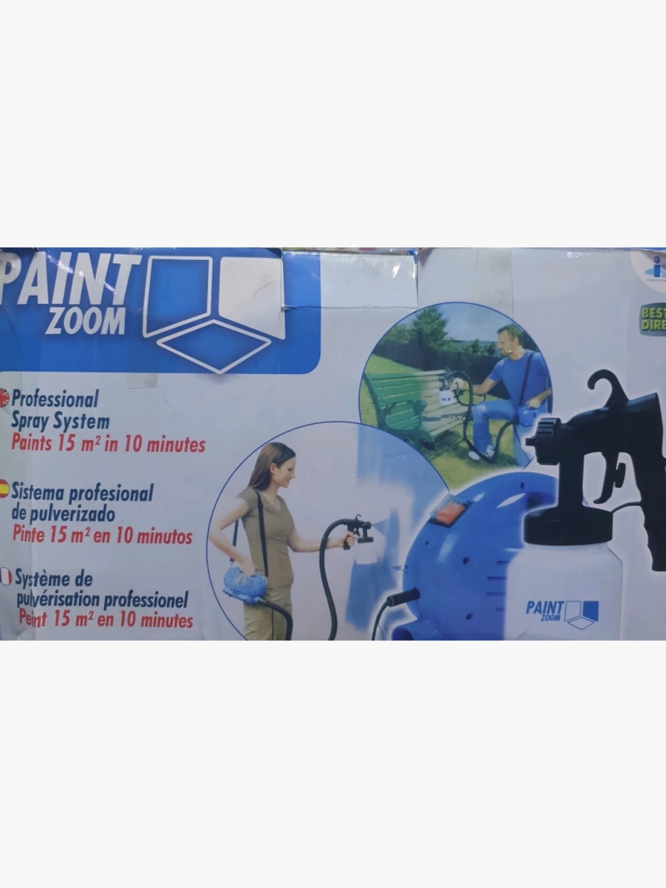 Paint Zoom Professional Spray System for Quick and Efficient Painting Ideal for Professionals and Home Use