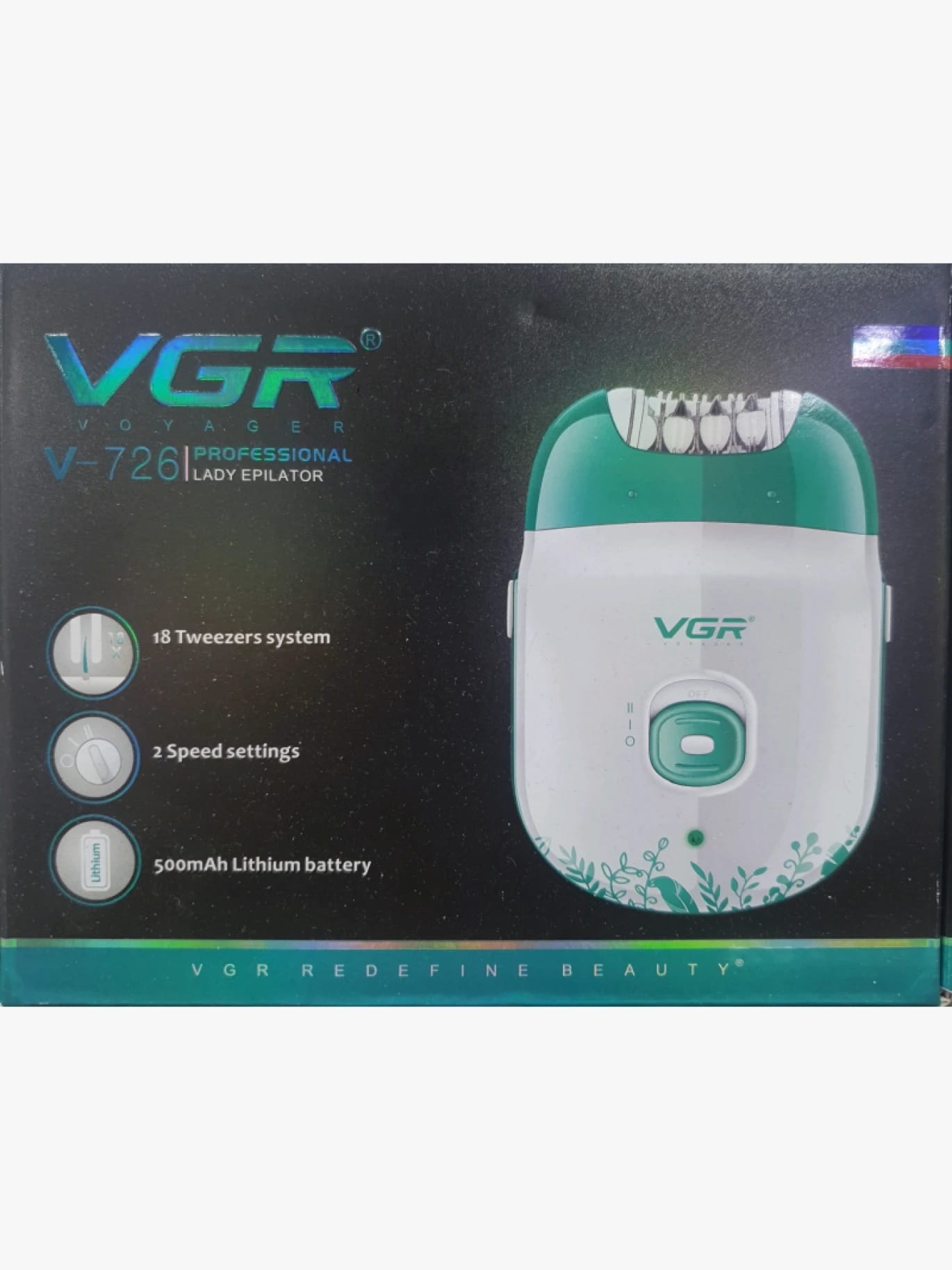VGR Voyager V-726 Professional Lady Epilator with Modern Design and Elegant Look for Women