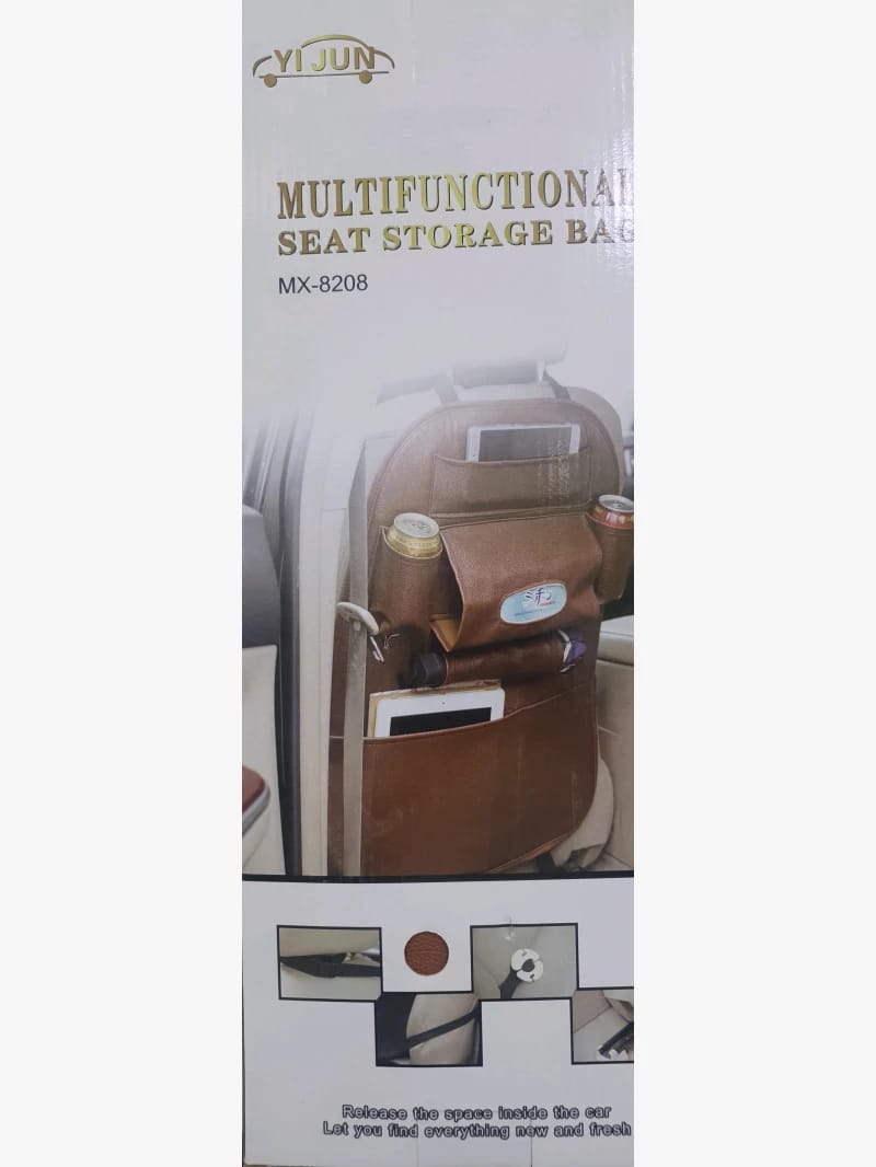 Yi Jun Multifunctional Seat Storage Bag, Modern Design for Organizing and Protecting Front and Back Car Seats, Ideal for Families and Individuals