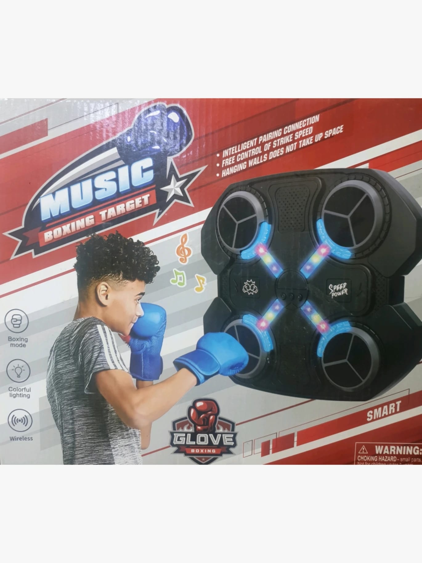 Ingenious Musical Boxing Product for Teens and Kids, Offering Unlimited Fun in an Innovative Sports Activity with Modern Technology