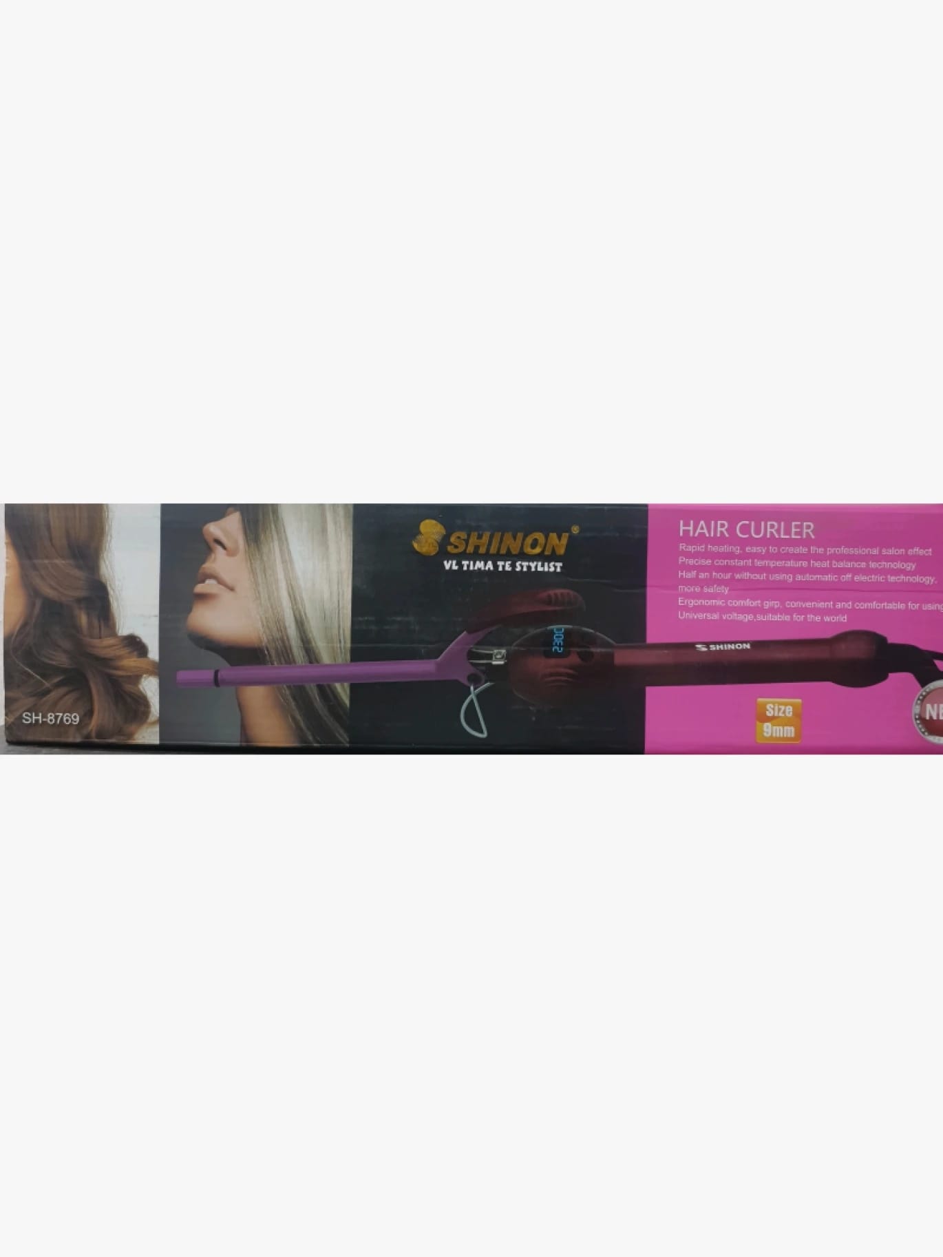 Shinon Hair Curler Ideal for Creating Beautiful and Elegant Hairstyles for All Hair Types with Unique Design