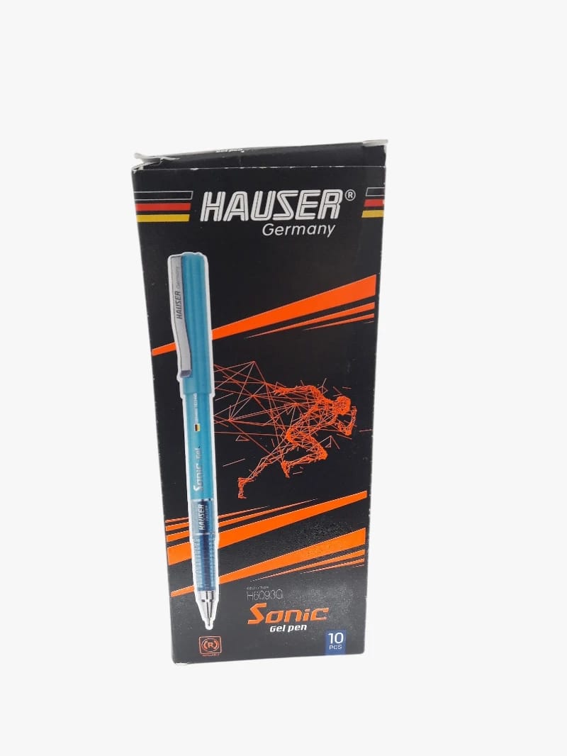 Hauser Sonic Gel Pen, Modern Design, for Office Supplies Enthusiasts and Distinguished Students, Provides Smooth and Precise Writing Experience. Exceptional Pen for Outstanding Writing Performance.