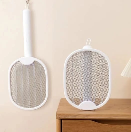 Perfect Zap Electric Fly Killer, Modern Design and Effective Performance, with Built-in Fly Swatter for Home, Office, and Restaurants, Electric Insect Trap for Flying Bugs, Ideal for Indoor and Outdoor Use