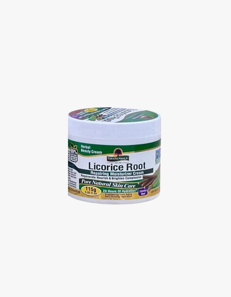 Licorice Root Natural Pure Skin Care Moisturizing Repair Cream, Herbal Formula for All Skin Types Face & Body 115g