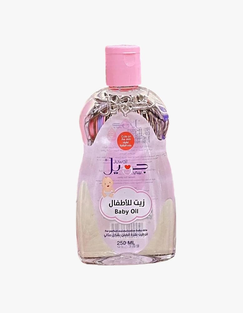 Juwail Baby Oil with Gentle Fragrance Softens and Moisturizes Sensitive Skin for Babies with Extra Care, Gentle and Nourishing Plant Extracts, Innovative Formula for Comfortable and Safe Baby Skincare
